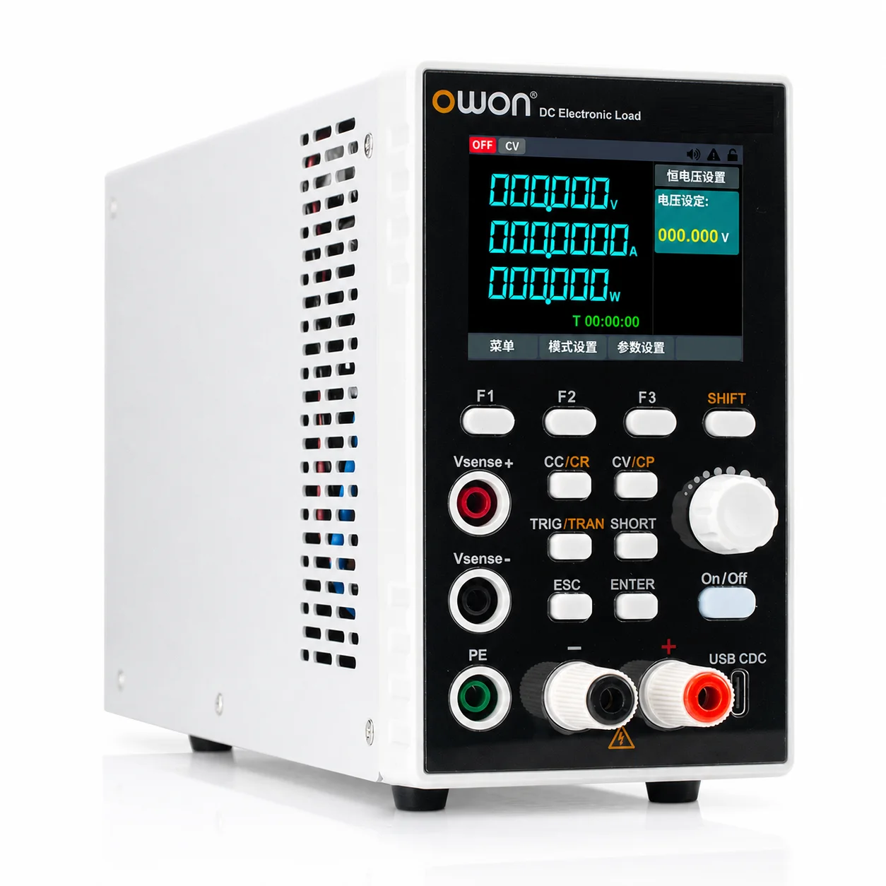 OWON OEL15/30/60 Series Programmable DC Electronic Load Tester 150W/300W 150-600V 15-30A CC CV CR CP 5kHz Dynamic USB SCPI