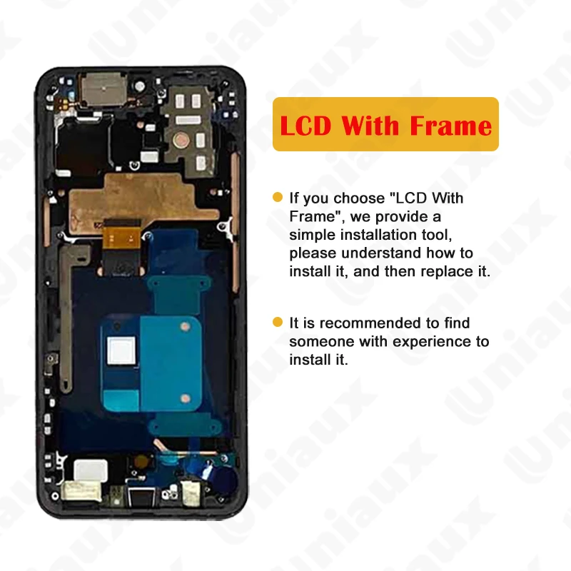 Imagem -03 - Display Lcd Amoled Original com Moldura Digitador da Tela Sensível ao Toque Tampa da Bateria Apto para lg V60 Thinq 5g V600 6.8