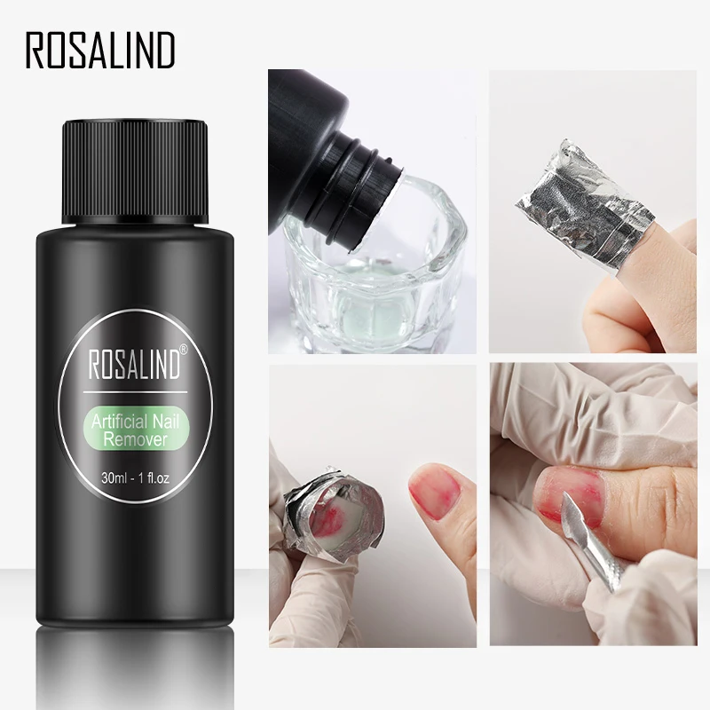 Rosalind 15/30ml Nail Gel Solid Poly Nail Extension Polishing Poly Extend Base Top Coat Nail Gel UV Cure Nail Glue Nail Art DIY