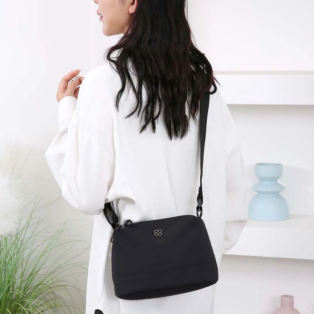 

Нейлоновая квадратная сумка с широким ремешком, защита от брызг воды, японский стиль, большая вместительная сумка на плечо, мягкая зеленая повседневная сумка через плечо