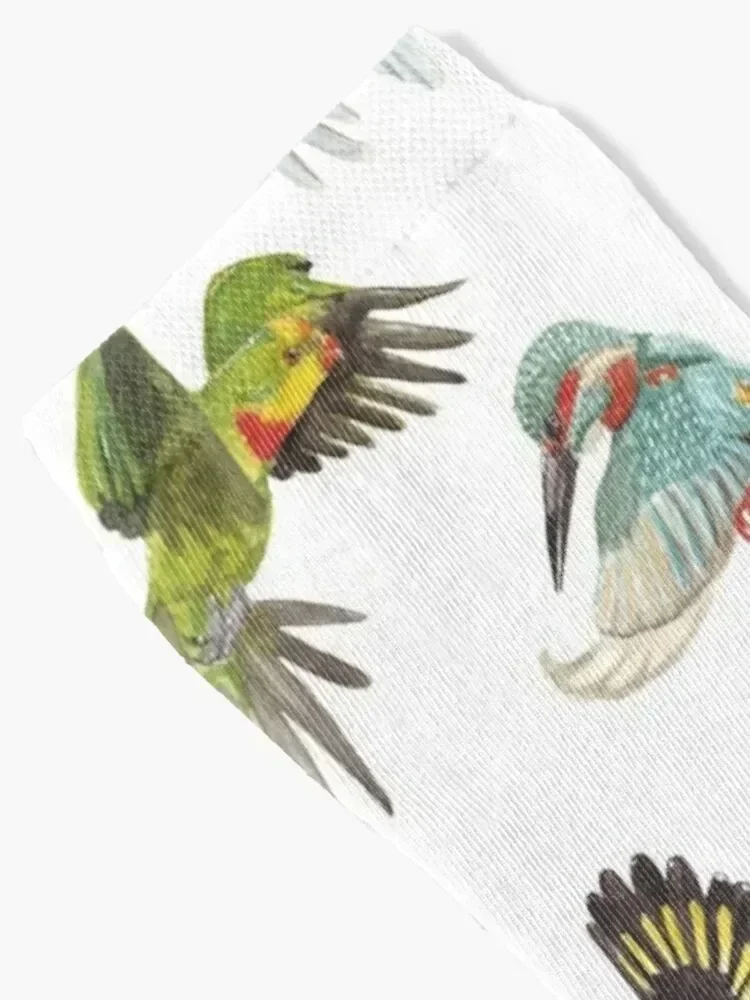 Birds in flight Socks floral Christmas christmass gift Children's Socks For Man Women's