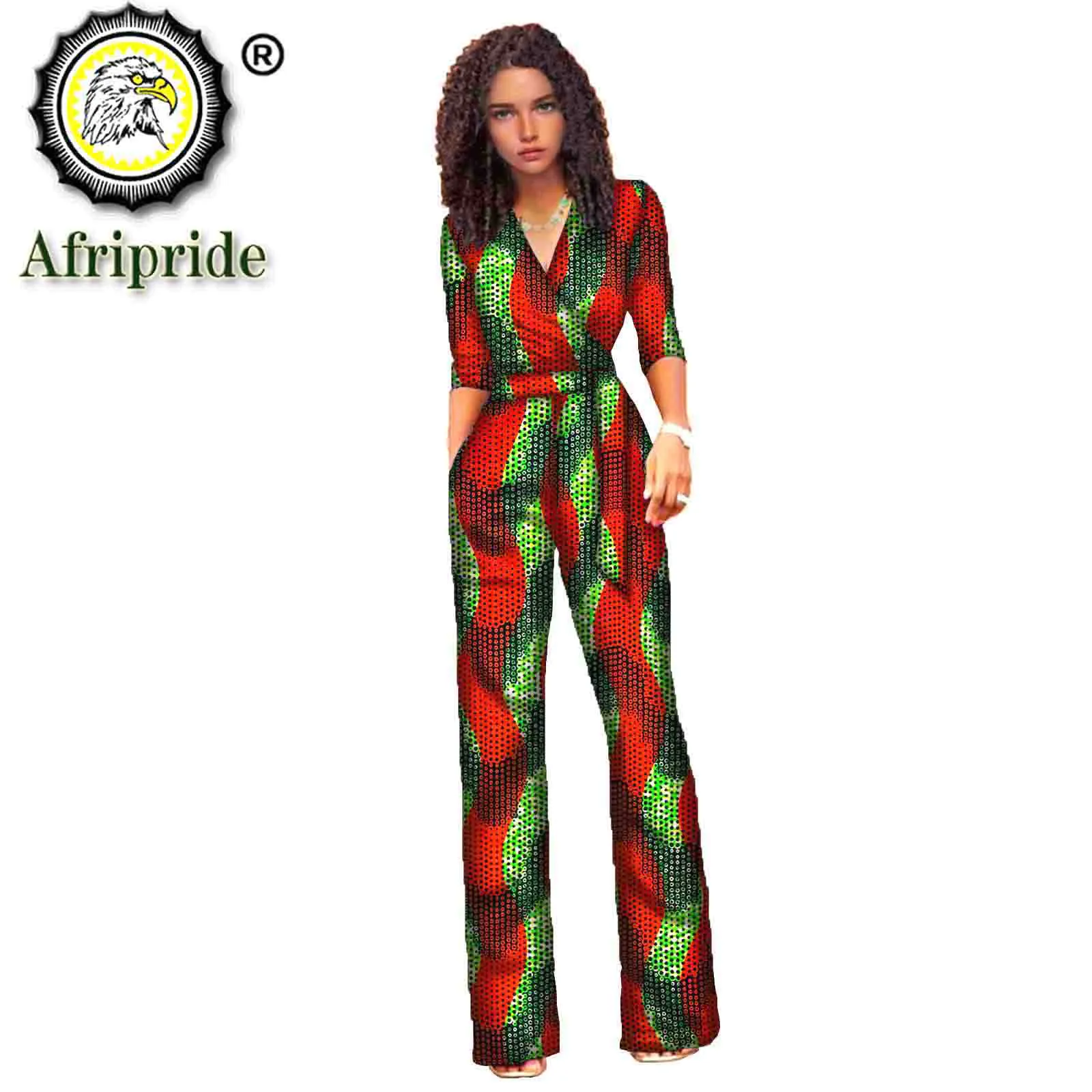 African Clothes for Women Crop Top and Trousers Two Piece Set Ankara Outfits Outwear Plus Size Casual Clothing Clothes S2126005