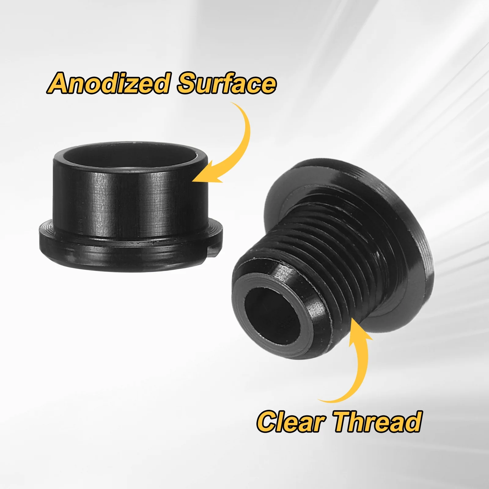 5 قطعة 6.5/8.5 مللي متر سلسلة البراغي واحدة مزدوجة سلسلة مسامير M8 دراجة من سبيكة الألومنيوم سلسلة مسامير الطريق الجبلية الدراجة الجبلية