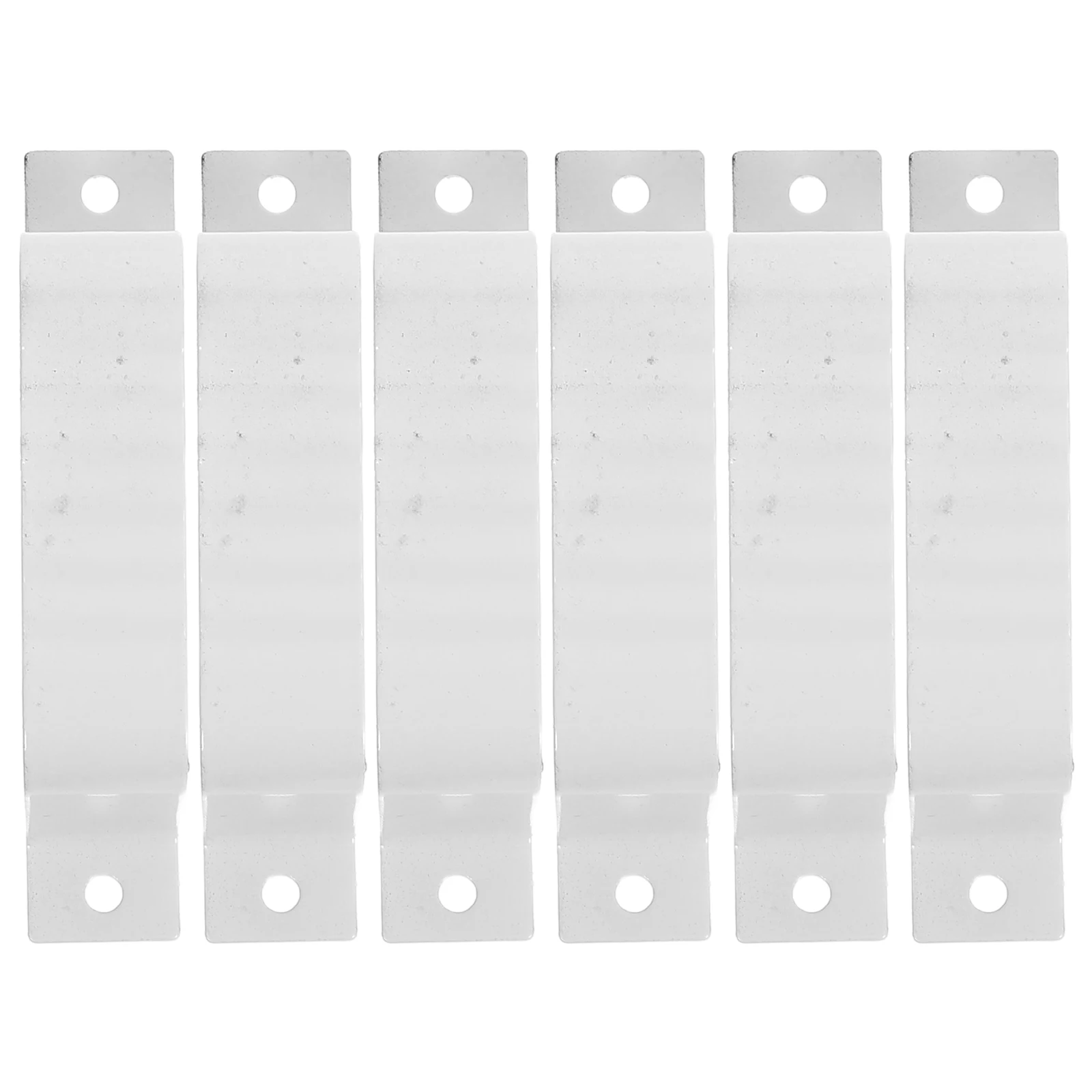 

6pcs Metal Downspout Straps Water Pipe Clamps High-Strength Weather-Resistant Pipe Buckles Easy Installation Rainwater Drain