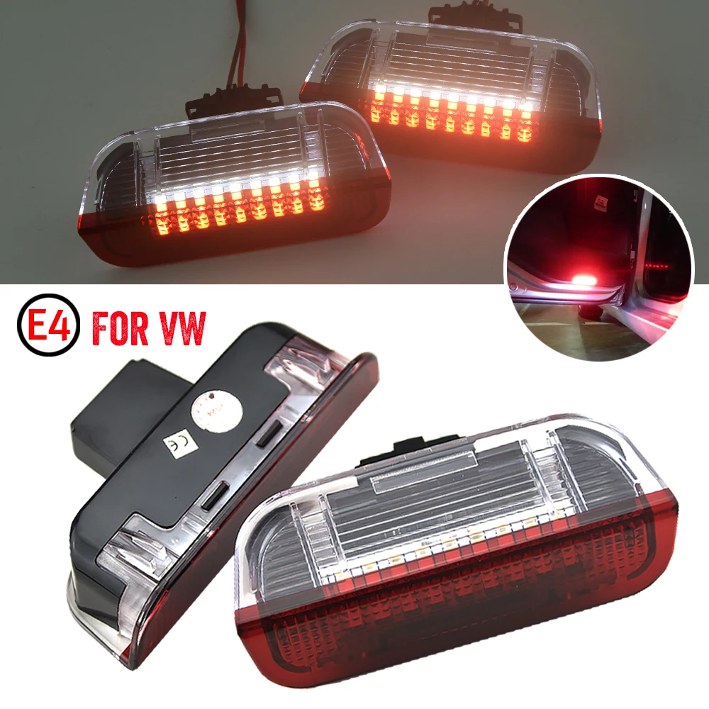 Car Styling 2PC LED Car Door Light For VW Golf Plus 2005 2006 2007 2008 2009 For VW Jetta Projector Welcome Light Accessories view 5