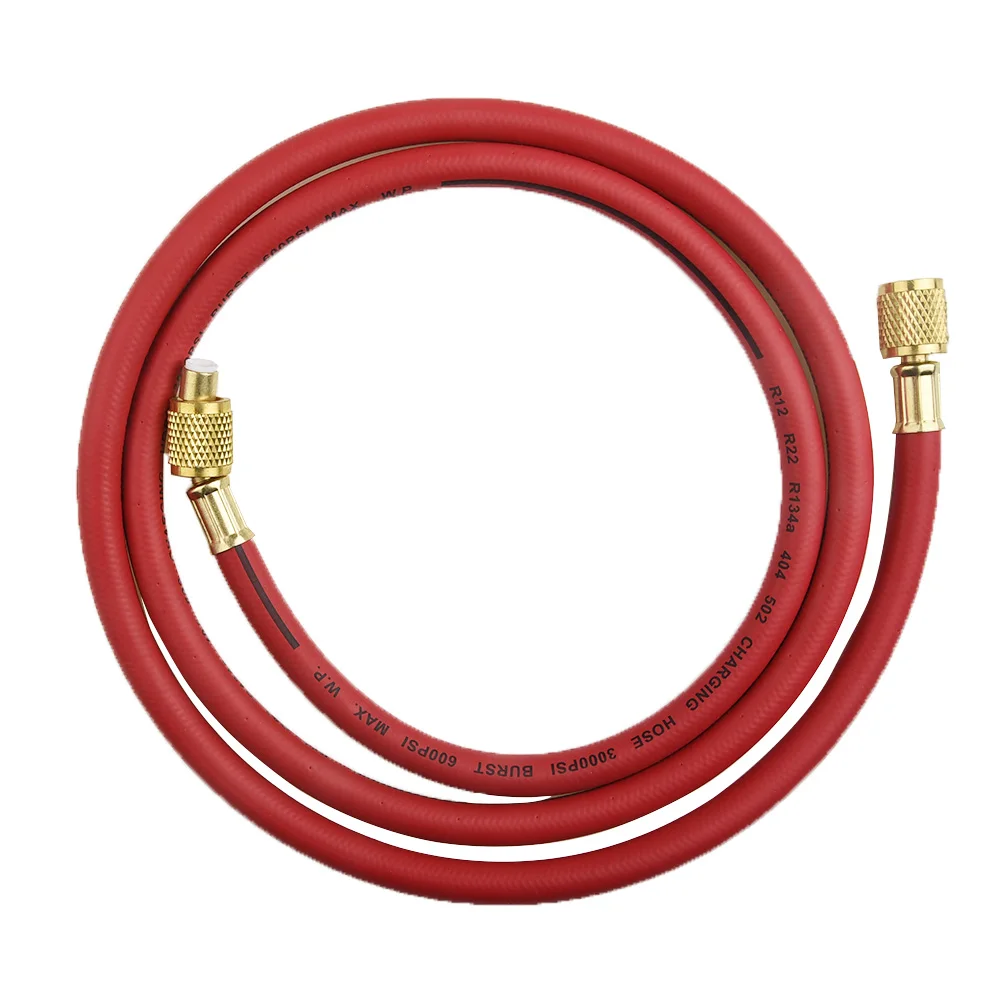 AC Charging hoses Hose Set Air Conditioner Gauge Manifold 502 R404 5FT Refrigeration 60 inch Rubber Long Service