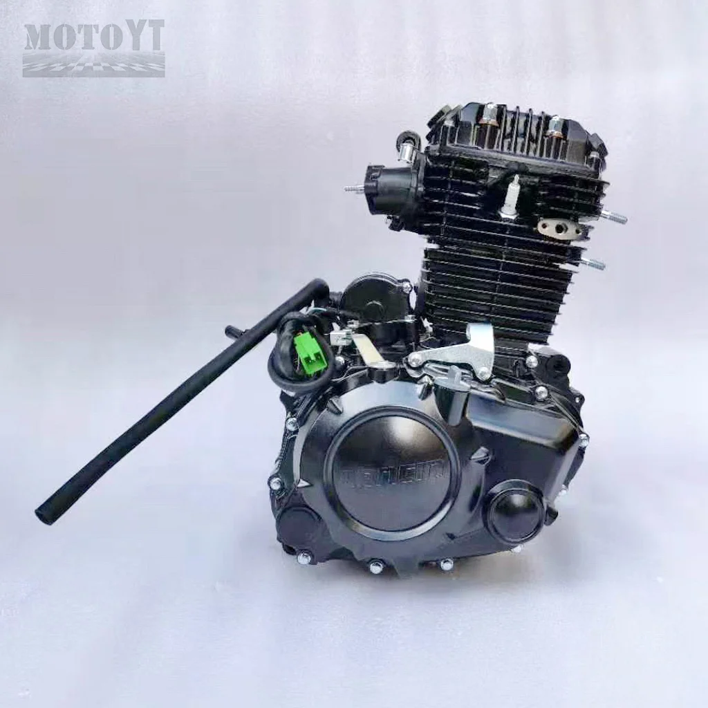 250CC Air-Cooled Power Engine, Built-in Balance Shaft and 6-Speed Design, Full Parts Kit for Universal Motorcycles