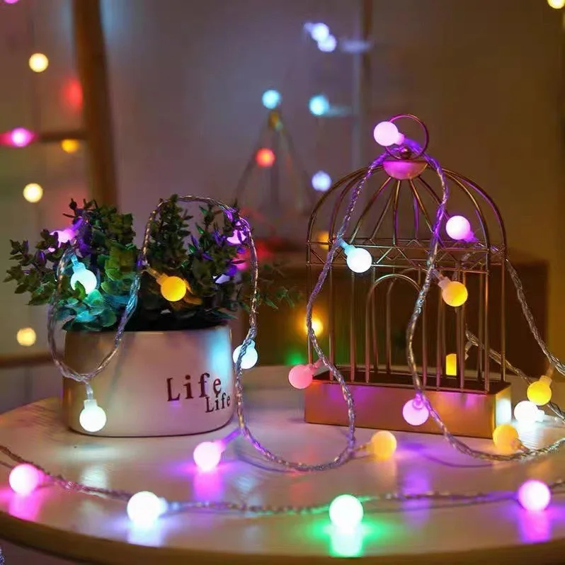 Fairy Lights String do dekoracji wnętrz, na zewnątrz, wewnątrz, girlanda uliczna, boże narodzenie, nowy rok, świąteczny feston, USB, 80LED, 10m