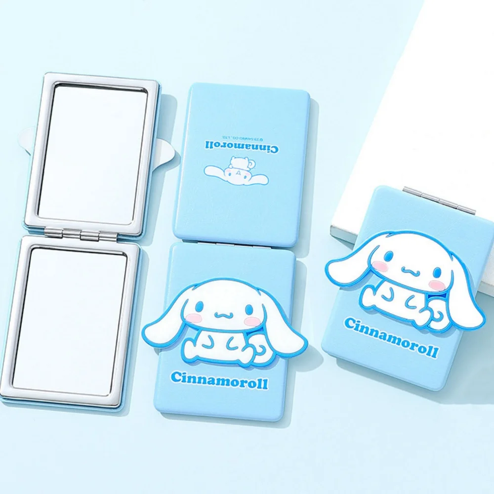 Genuine Sanrio Cinnamoroll Melody Fold Two-Way Mirrors Lady Travel Portable Makeup Mirror Cartoon Personal Care Compact Mirror - view 2
