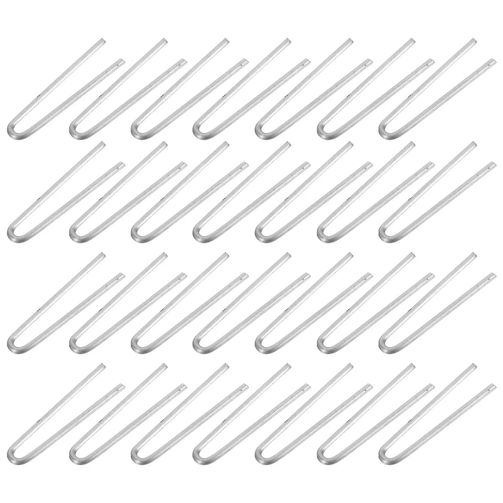 

200Pcs High Temp Wire Jump Rings U Shape Ceramic Hooks Pottery Kiln Firing DIY Jewelry Making Supplies Jewelry Clamp