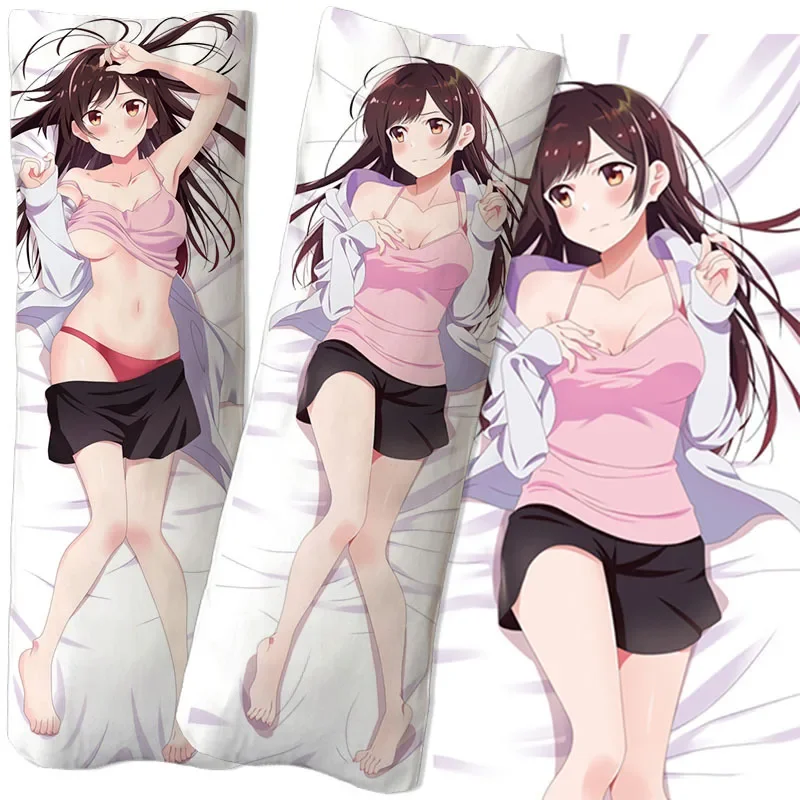 

Anime Rental Girlfriend Equal Body Hug Pillow Pillowcase Double Sided 3D Printing Bedding Customizable Sexy Gift Pillowcase