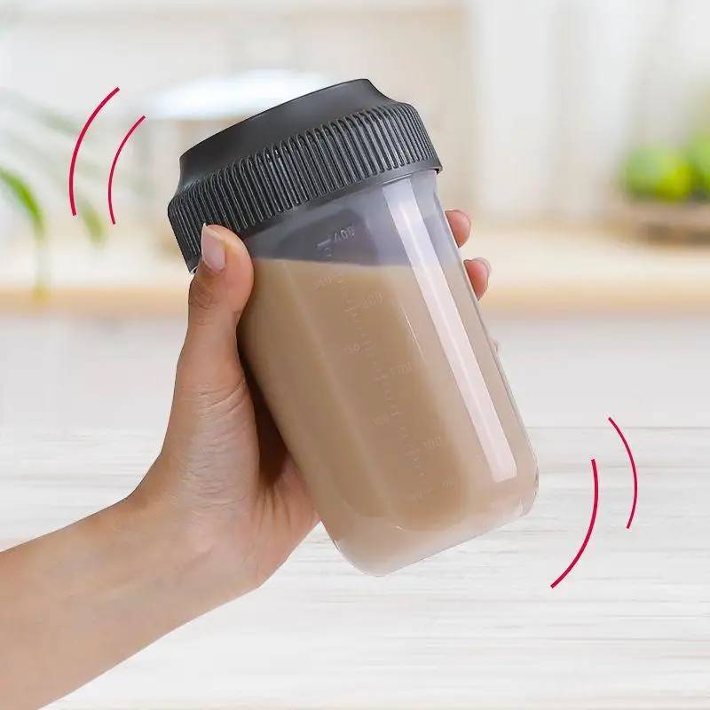 400 ML Fitness Shaker Cup For Men And Women Sports Protein Powder Milkshake Mixing Cup Health And Beauty Home Goods