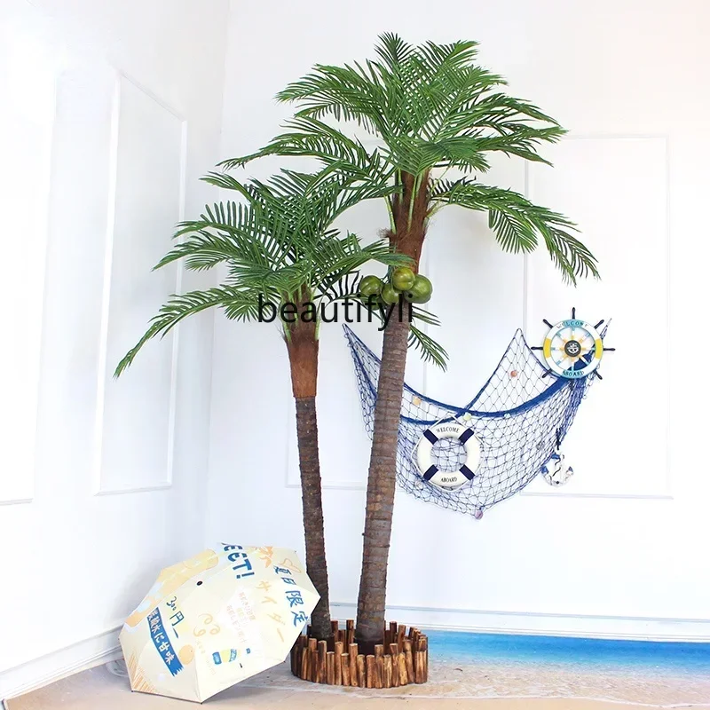 

xx1GY Imitation Coconut Tree Artificial Coconut Bionic Greenery Decoration Large Tropical Plant Landscaping Decoration