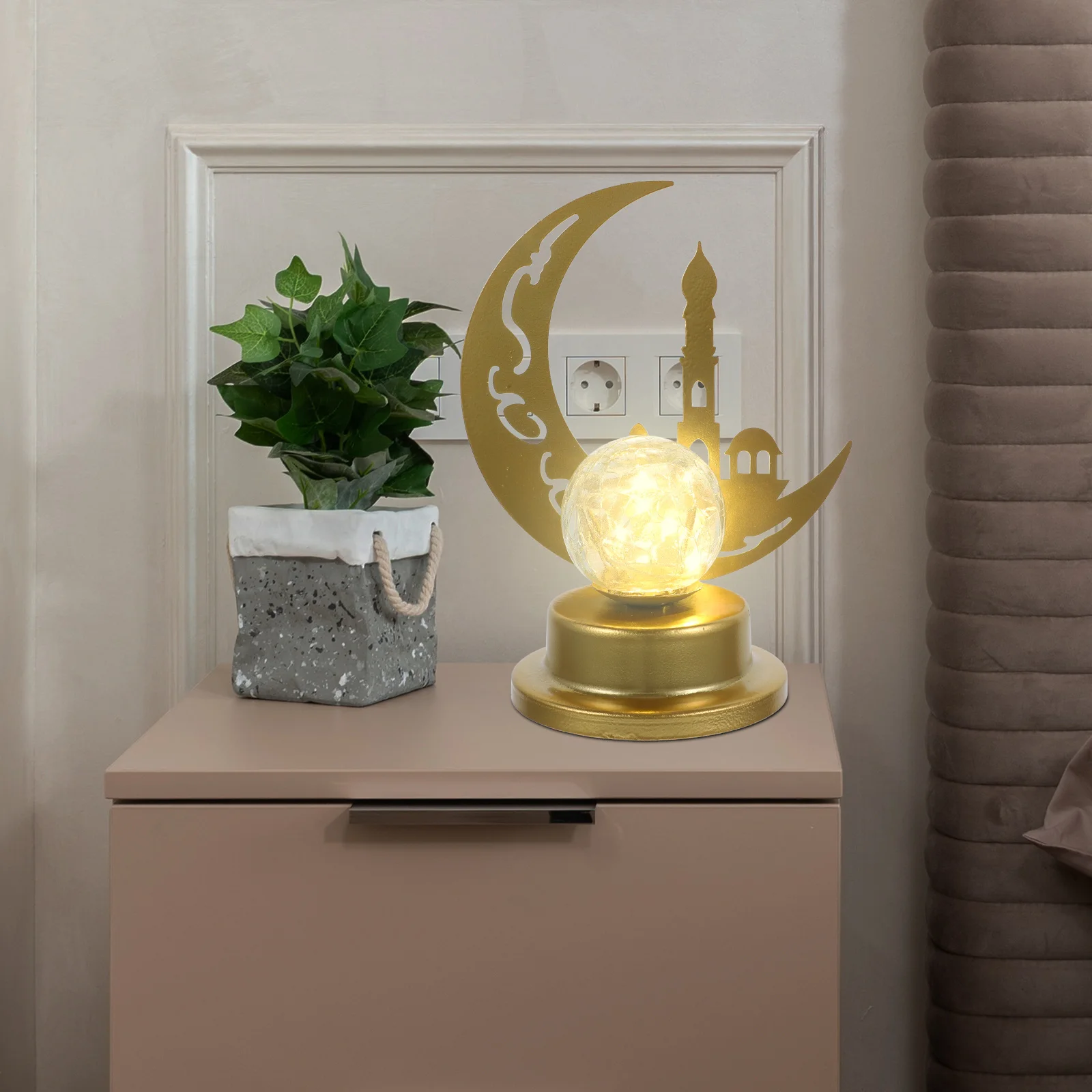 

Eid Mubarak LED Lamp Eid Mubarak Night Light Ramadan Festival Lamp Ramadan LED Light Decorative Night Lamp