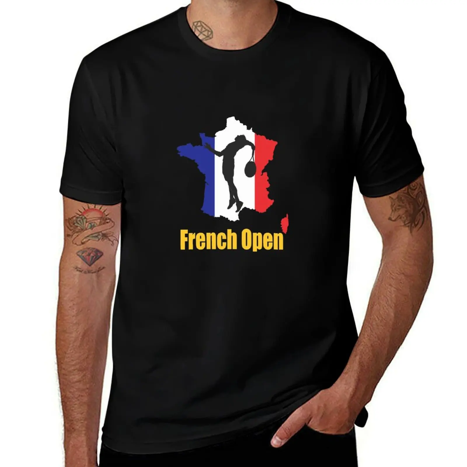 

2020 Tennis French Open T-Shirt anime tshirt man graphic t shirt T-Shirt