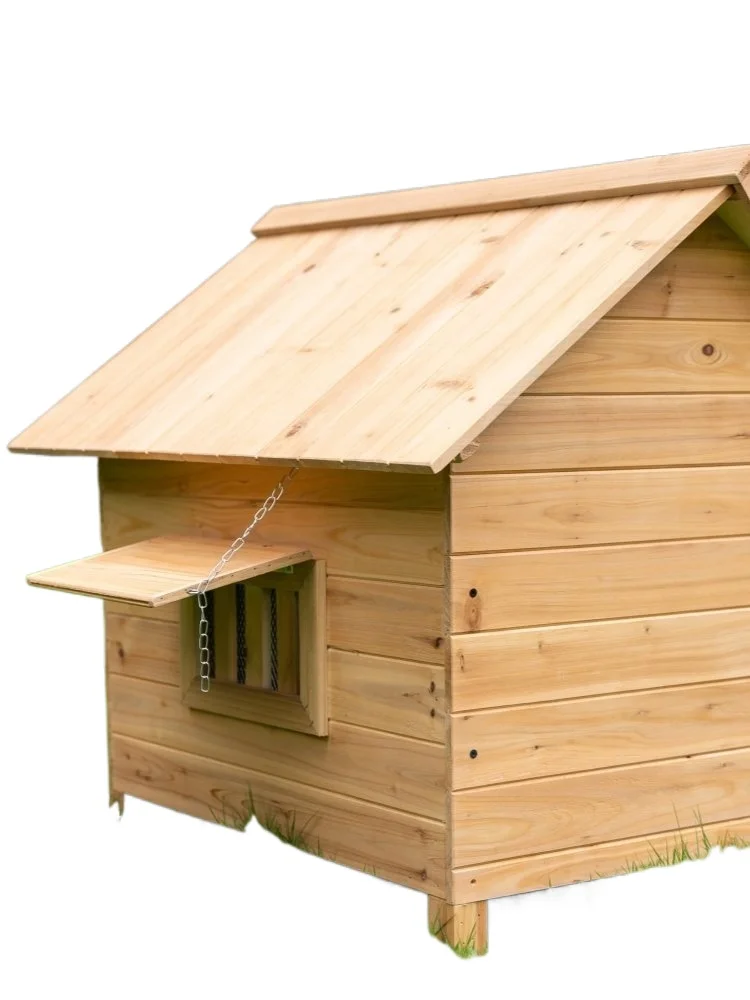 

Solid wood dog house Outdoor pet Winter kennel All seasons Universal warm Wooden large dog Outdoor rainproof dog cage