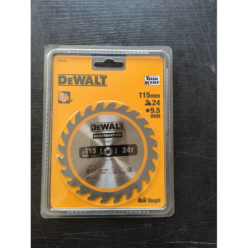 DEWALT DT20420 شفرات منشار دائري لأعمال النجارة 115X9.5 مللي متر 24T ملحقات أدوات القطع السريع