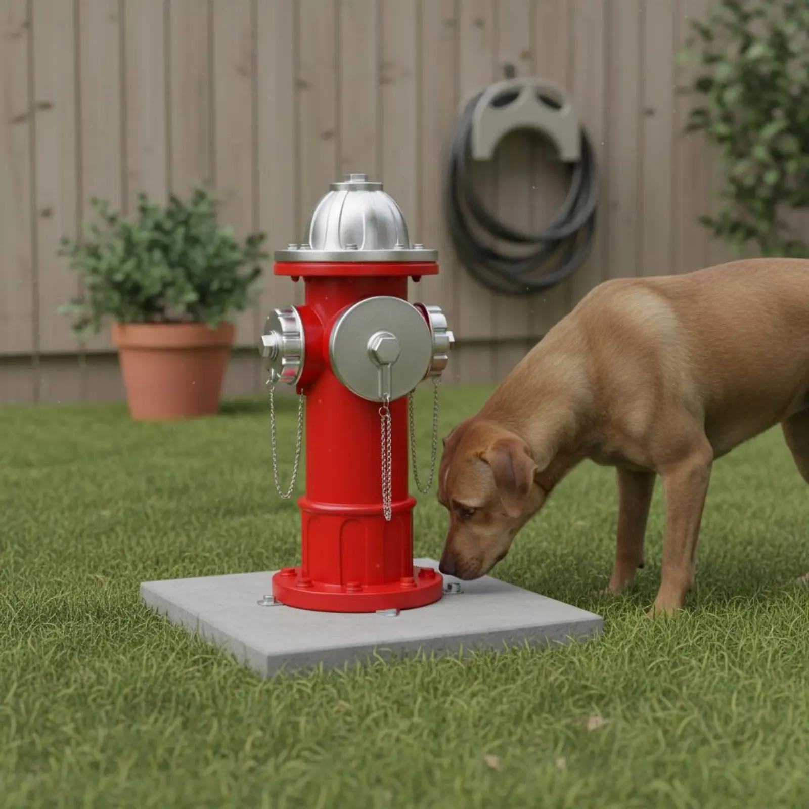 

Puppy Potty Training Hydrant Decorative Hydrant Dog Potty Post Dog Pee Post Whimsical Design Outdoor Decoration Hand-Painted