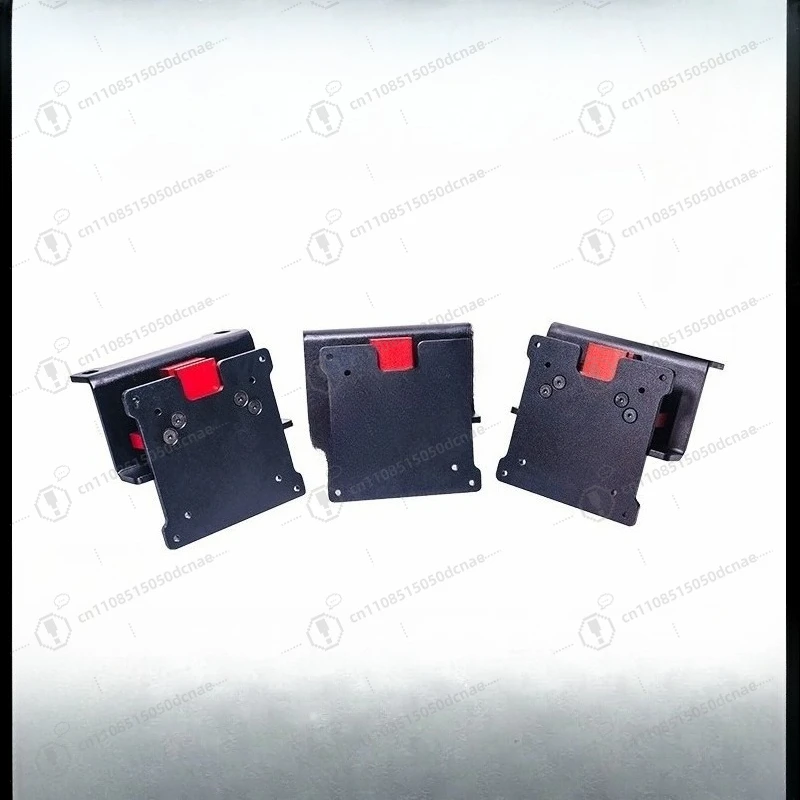 Three-screen fine-tunable computer monitor wall bracket multi-screen splicing hanger steering wheel racing emulator