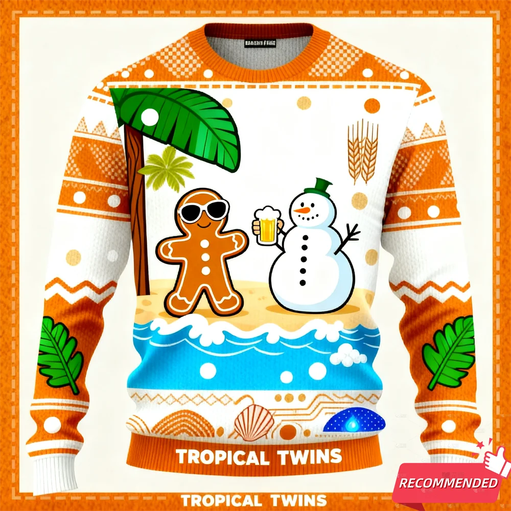 مضحك الحيوان البقرة القبيح عيد الميلاد سترة 2026 الزنجبيل رجل البيرة ثلاثية الأبعاد طباعة عيد الميلاد كوكي المرأة البلوزات البلوز للجنسين سترة #4