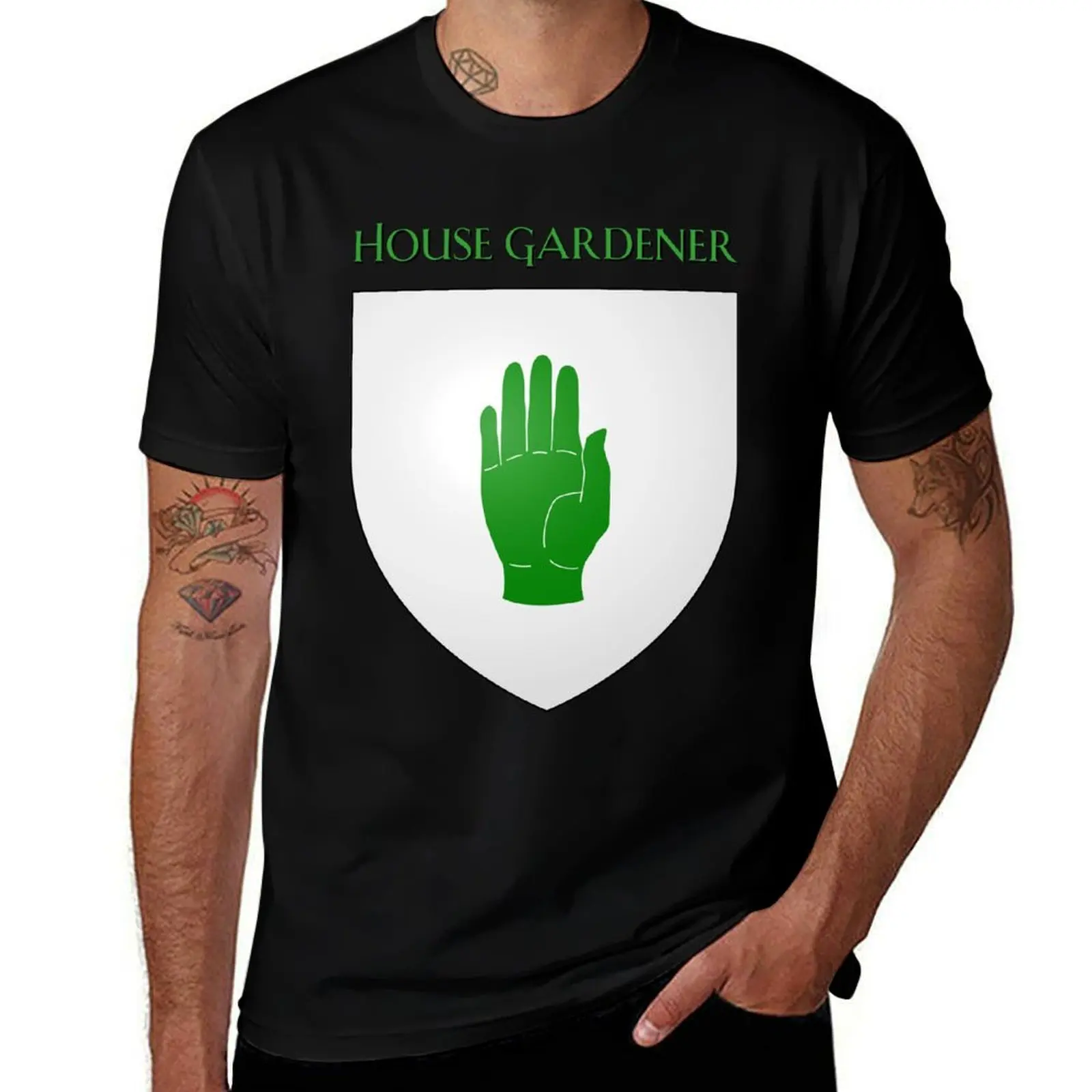 House Gardener Coat of Arms Heraldry Sigil - A Song of Ice and Fire T-Shirt Abstract Pattern Print Top T-Shirt
