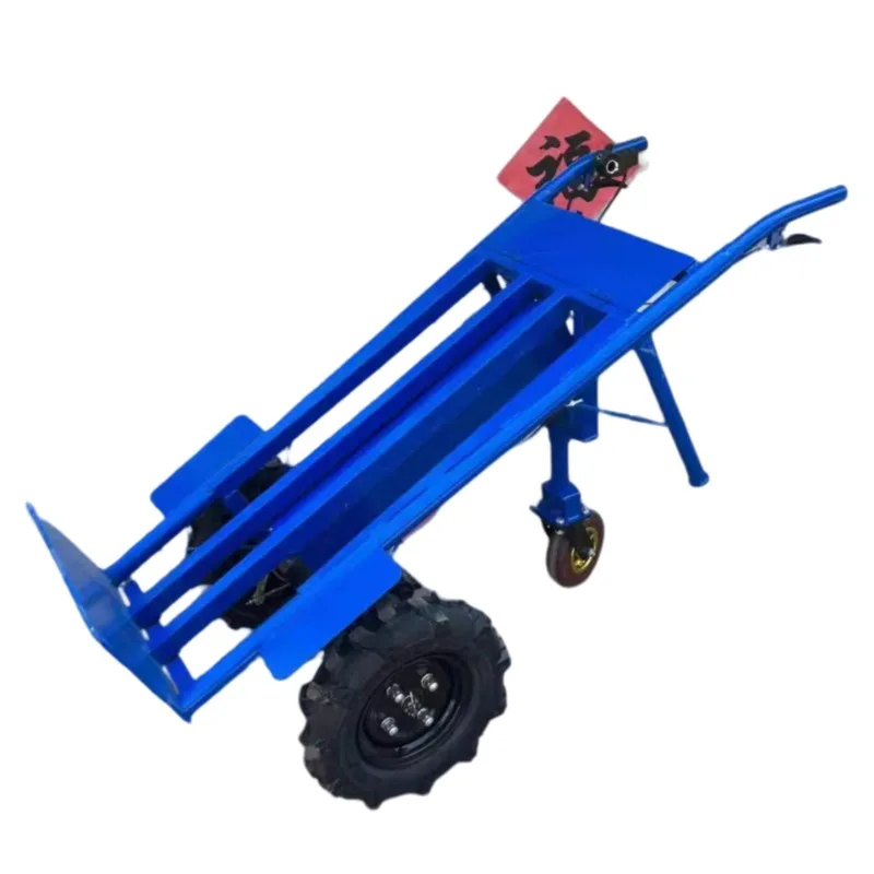 Wholesale Electric Flatbed Hand Truck Foldable Design Retail Store & Warehouse Goods Delivery Cart