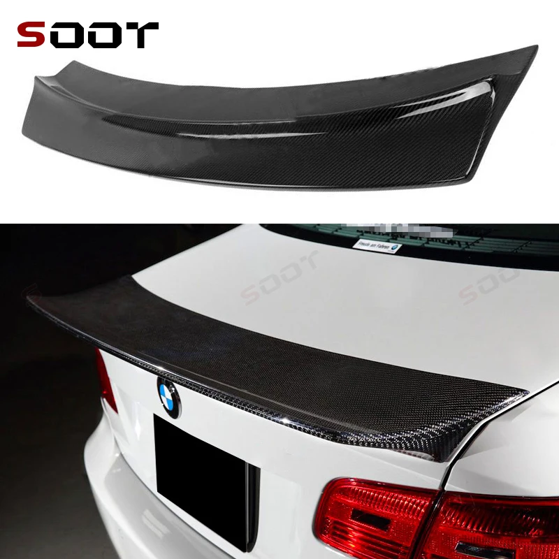 

For BMW 3 Serie E92 330i 2004-2011 Two-door hardtop Carbon Fiber Spoiler Rear Tail fins Duckbill Car Wing Retrofit the rear wing