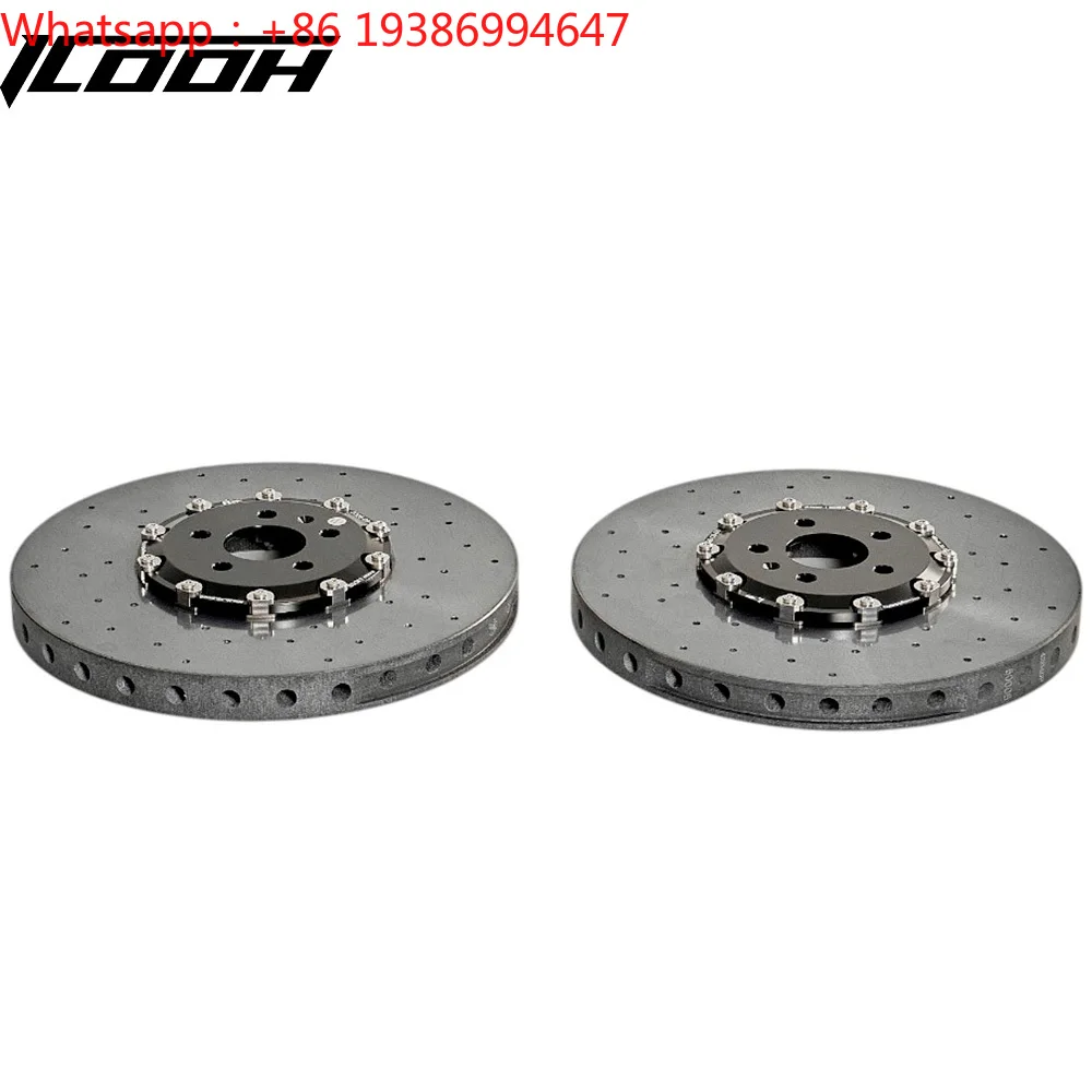 For ICOOH Gen 2 Carbon Ceramic Brake Discs CCB for Audi RS5/RS6/RS7 RS Q8 R8 SQ7/SQ8 SIZE OF 350/360/370/380/390/400/410/420/440