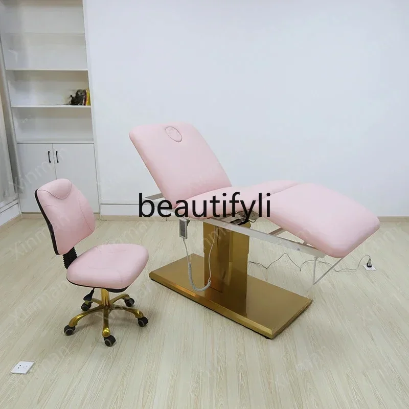 Modern Beauty Motor Electric Facial Eyelash Bed Massage Spa Bed