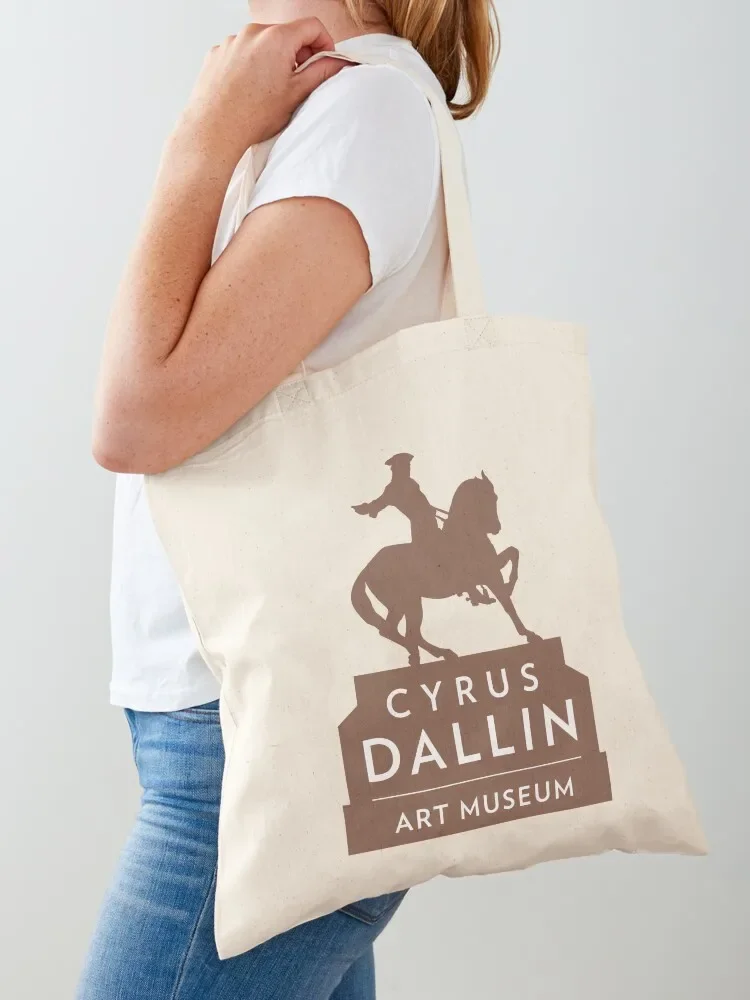 

Cyrus Dallin Art Museum Logo Tote Bag Custom bag bag luxury women Gift bags Women bags