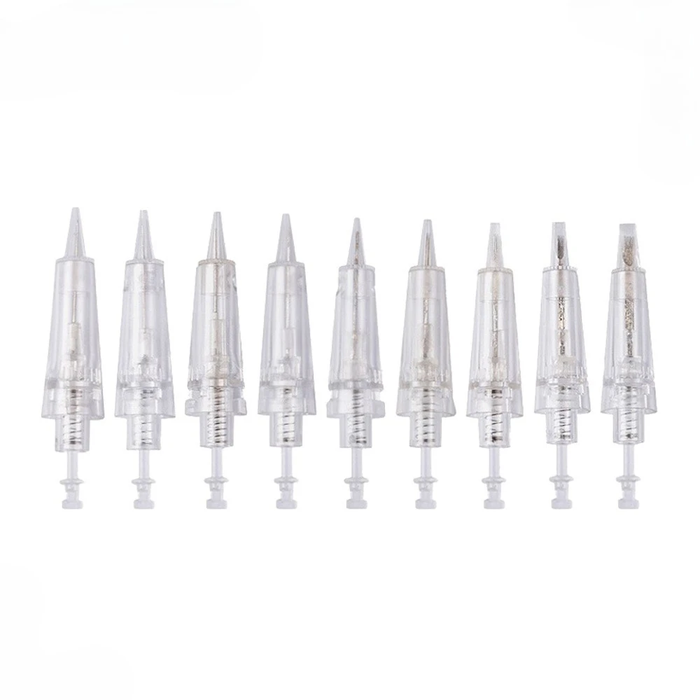 إبر خرطوشة حربة لآلة الوشم الدائم Microblading 1P 3P 3FP 5P 5FP 7P 7FP إبر الوشم الحاجب القابل للتصرف