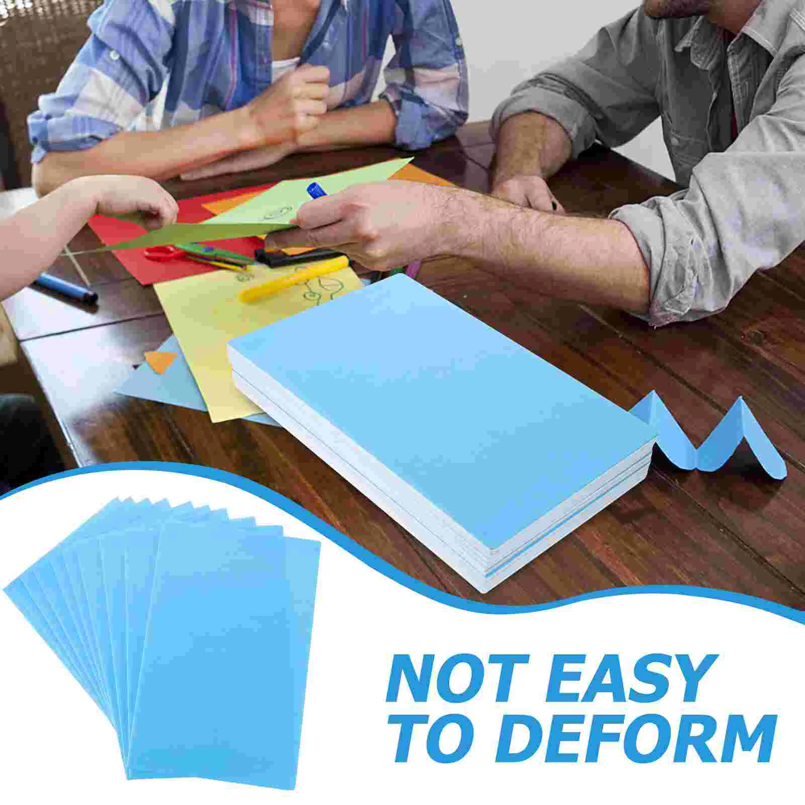 10 Pcs Black Foam Board Blank Thick Poster Craft Handmade Boards Backing Plate Project DIY Foams Blue for Projects