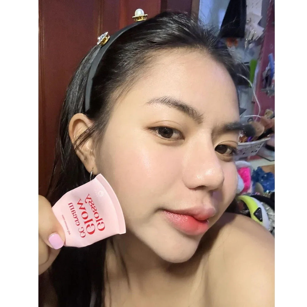 Glossy Glow CC Sunscreen Waterproof sweat proof, oil control Nourish Concealer Foundation 10g for Man Woman Makeup