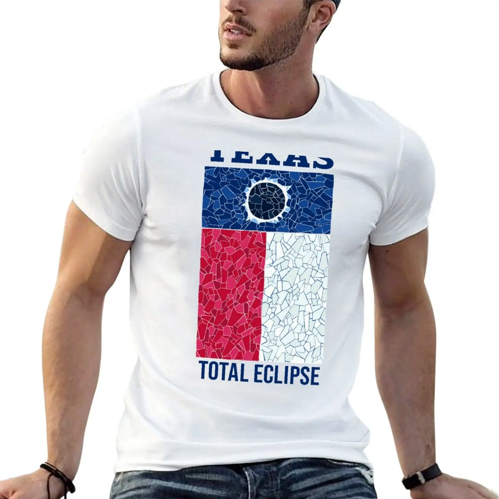 Texas 2024 Total Eclipse T-Shirt Trend Art Print T-Shirt