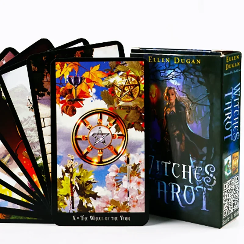 English Tarot Card Guide 12 * 7 cm High Quality Party Divination Prophet Beginner Entertainment Game Card.