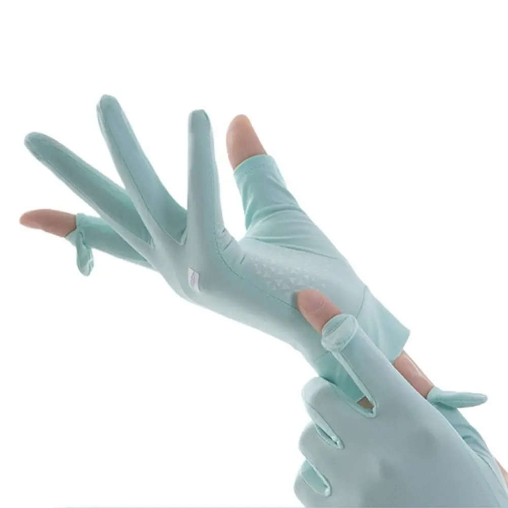 Gants de protection solaire longs pour femmes et filles, mitaines anti-UV, gants de conduite élastiques, mode fine, Ice InjImaging, degré de glissement