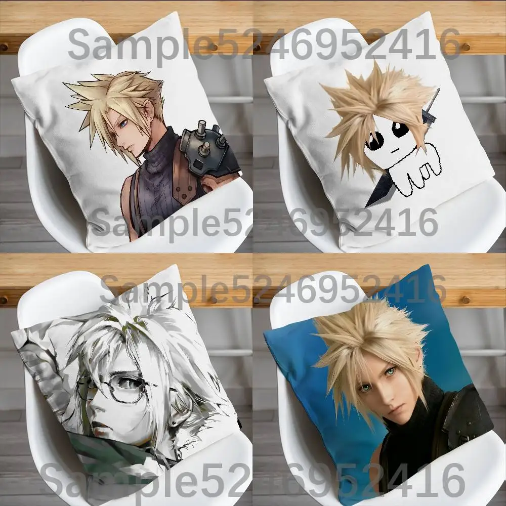 

Cloud Strife F-Final Fantasy VII Pillowcases Cute Funny Pillow Case For Wedding Party Home Decor Comfy Pillow Cover