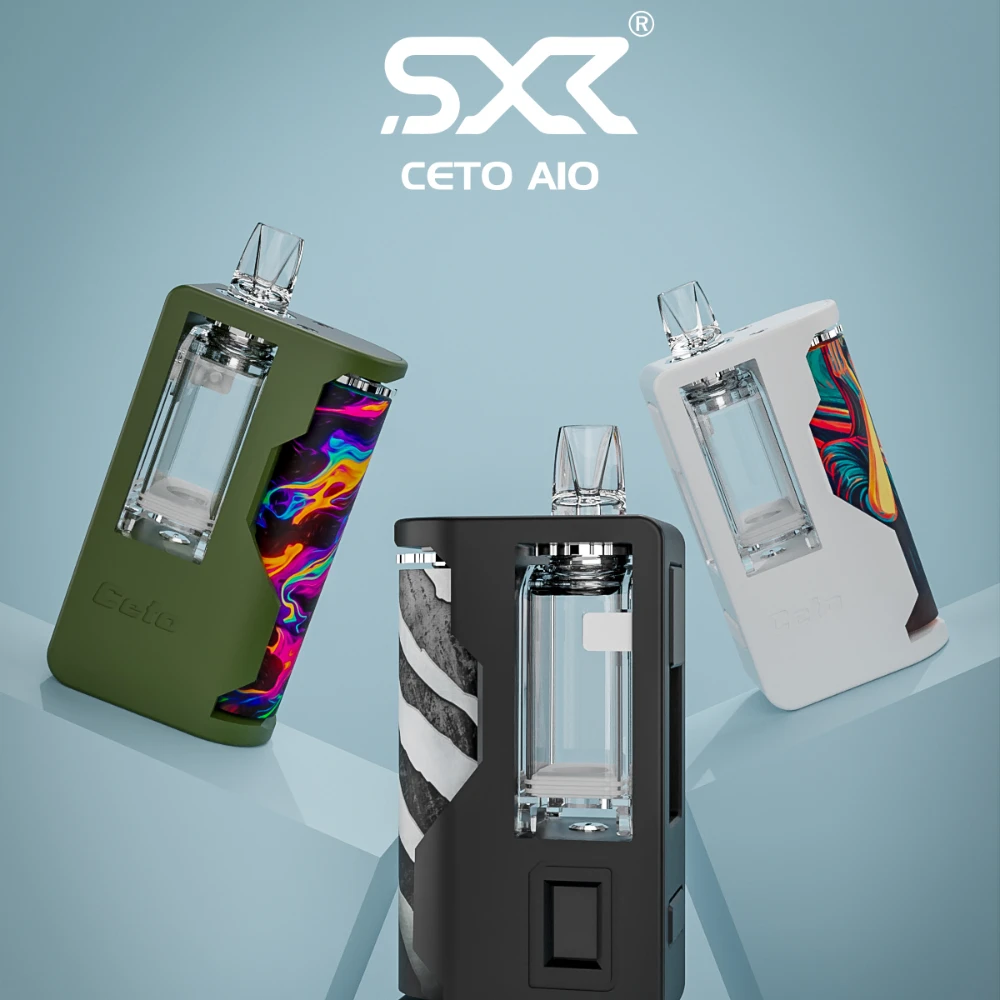 

SXK Ceto AIO BOX 5-80w Chip 0.42 OLED Display 18650 Battery Electronic Cigarette Vs KBR-S BB BOX BMM-Borat APEX Ambition Mods