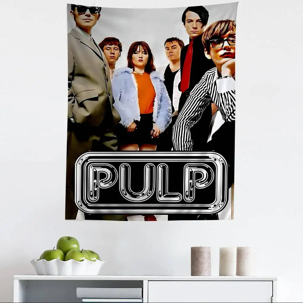 Alternative rock the P-pulp band Colorful Tapestry Wall Hanging Cheap Hippie Wall Hanging Bohemian Wall Tapestries Mandala Wall
