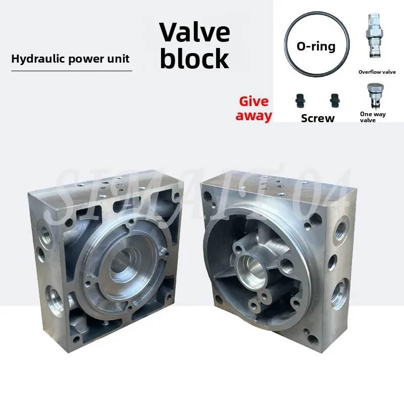Hydraulic Oil Circuit Block Valve Block Hydraulic Pump Station Power Unit Valve Block Stacker Lift Table Accessories