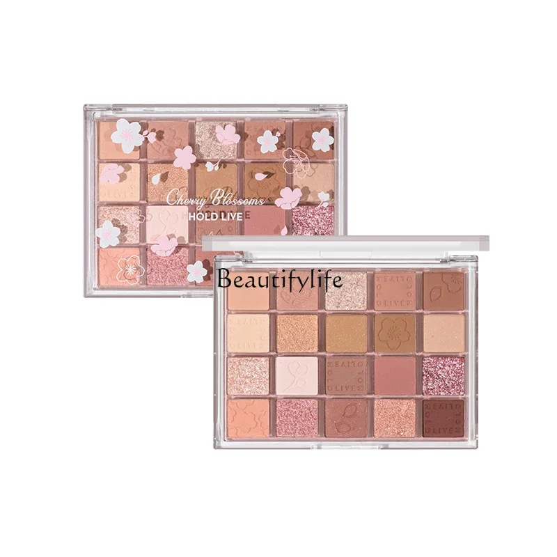 

20 Colors Eye Shadow Long-Lasting Not Easy to Fade Earth Color Milk Tea Orange Brown Matte Eye Makeup
