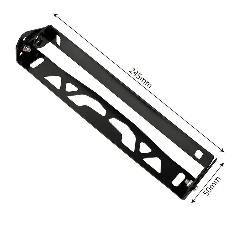 1 Stück Universeller Aluminium-Kennzeichenhalter für Autos, Verstellbar und Drehbar, Solide Kennzeichenrahmen – Detail 3