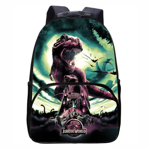 Imagen 2 del producto Mochila para estudiantes de primaria y secundaria Jurassic World Dinosaur, mochila de moda para hombres y mujeres