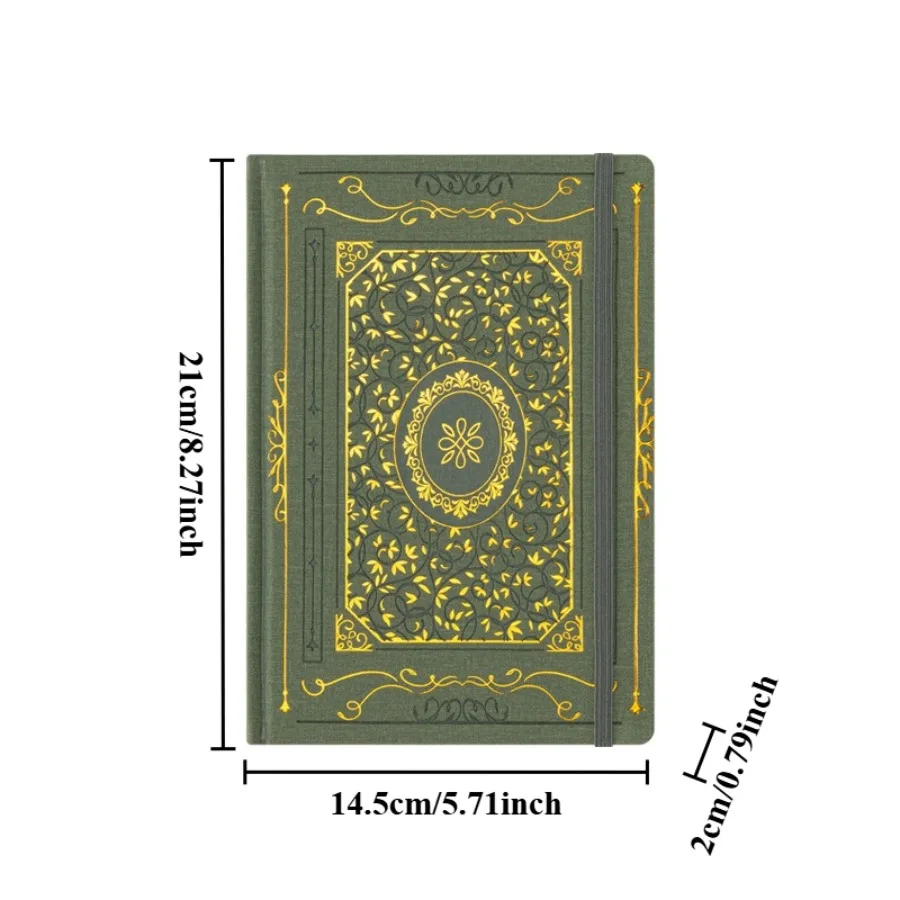high-value-spring-letter-series-beautiful-and-practical-notebook-thicker-paper-dot-matrix-interior-foil-stamping-exquisite-cover