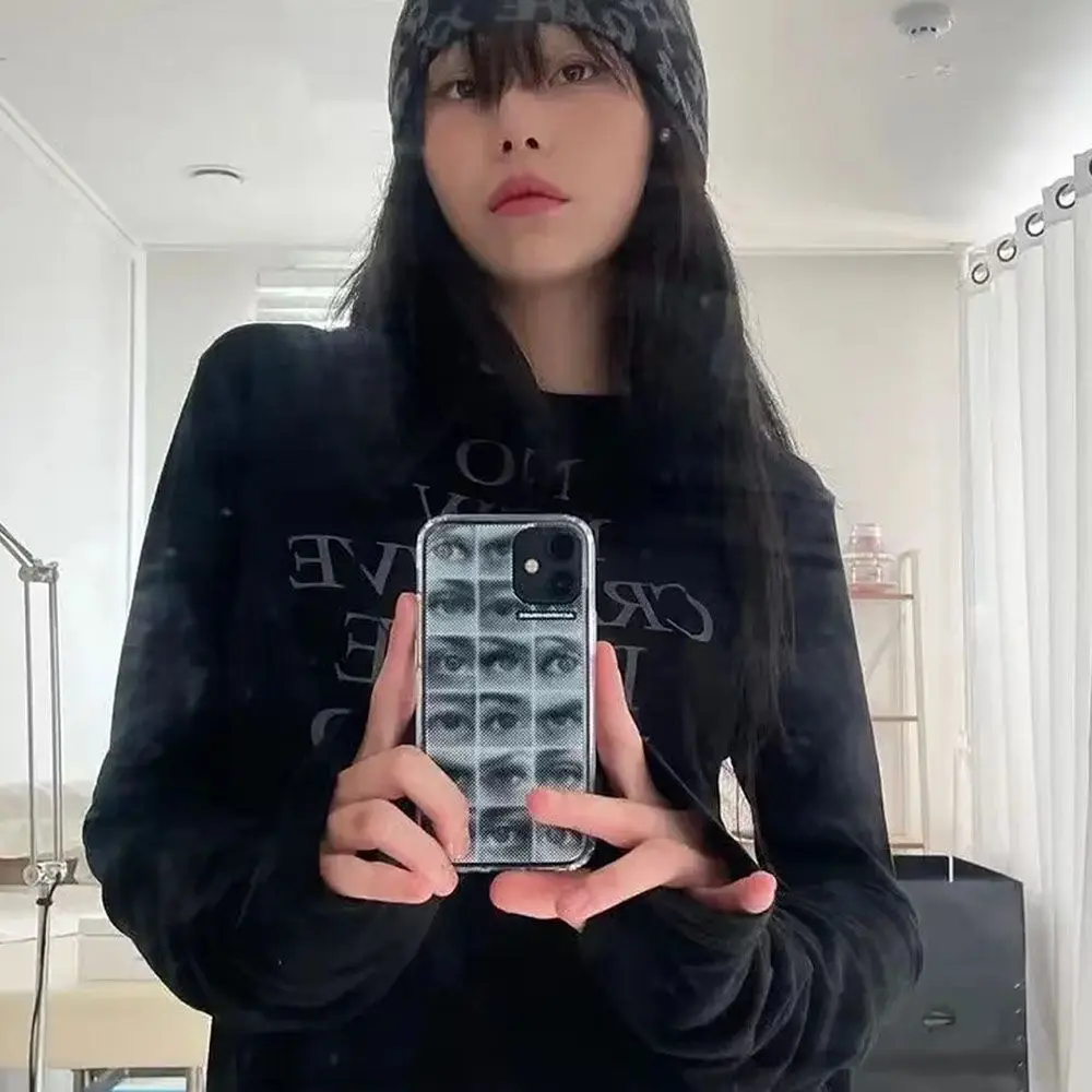 Korea Style Fashion Cool Eyes Phone Case For Xiaomi Redmi Note 13 12 12C 11 10 10C 13C 10s 9 9s 9A 9T 9C 8 7 Pro Max 4G 5G Cover