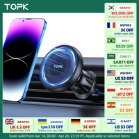 TOPK MagSafe Car Phone Holder,Magnetic Car Phone Mount,Air Vent Cell Phone Holder Car for iPhone 15 14 13 Pro Plus Mag Safe Case