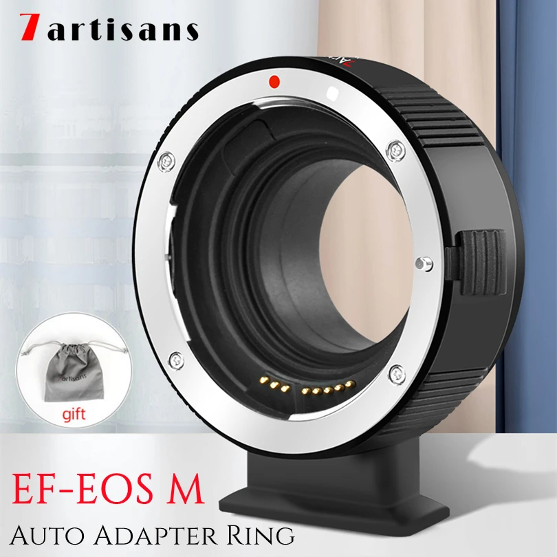 7 предметов 7 ремесленников EF-EOS M Переходное кольцо для крепления объектива с автофокусом EF/EF-S для объектива Canon EOS M (крепление EF-M) Объектив для беззеркальной камеры