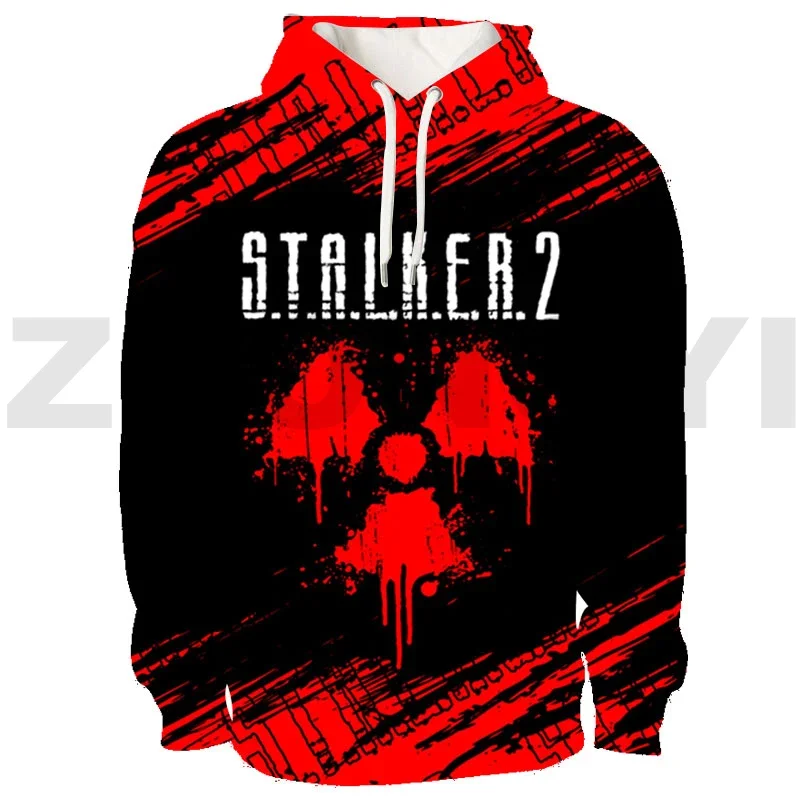 2024 Hot Shooting Game S.T.A.L.K.E.R. 2 Heart of 3D Print Hoodie Stalker 2 Cool Japanese Streetwear Men Cartoon Female Clothing