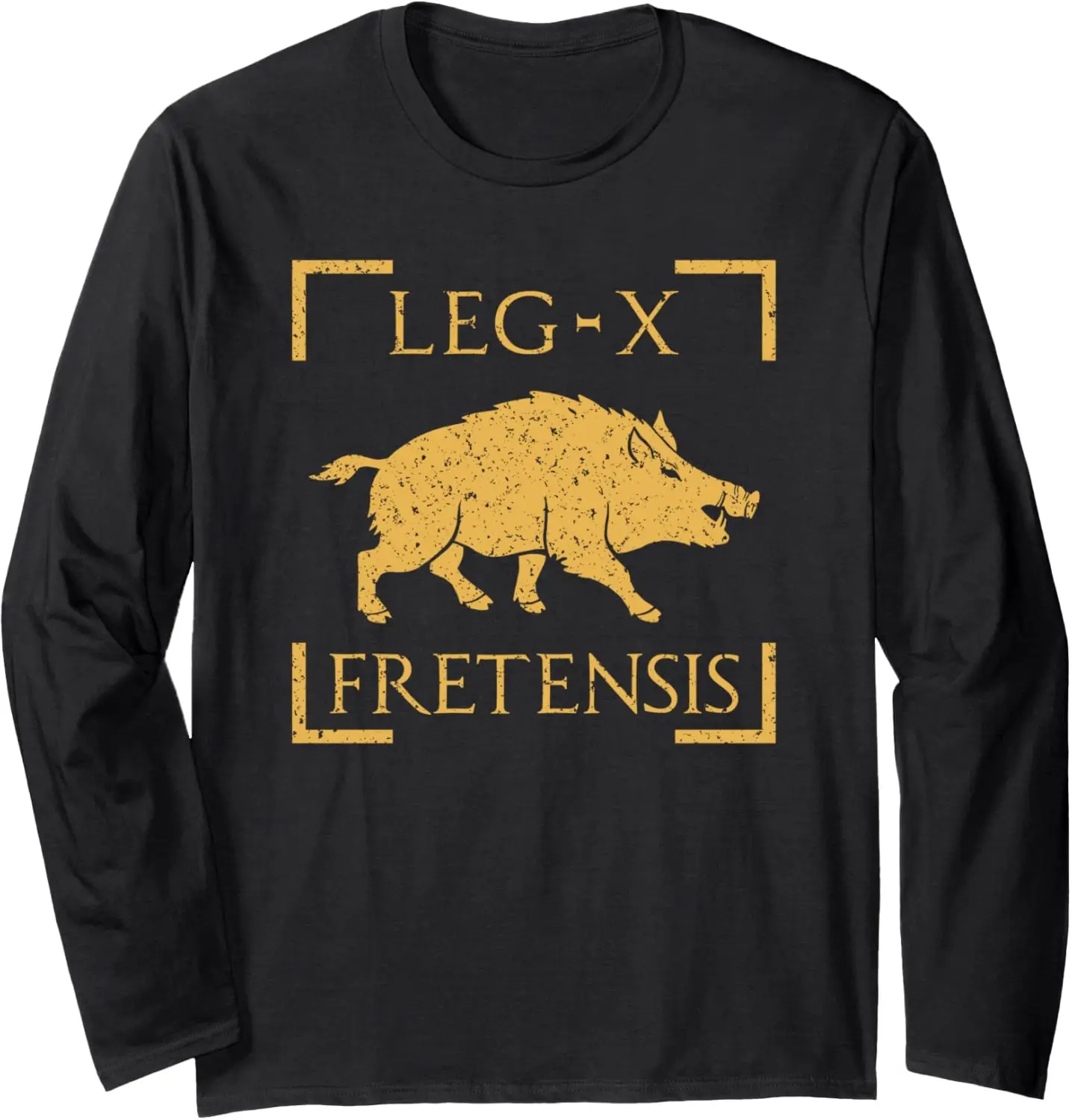 Legio X Fretensis Boar Emblem Roman Legion Long Sleeve T-Shirt