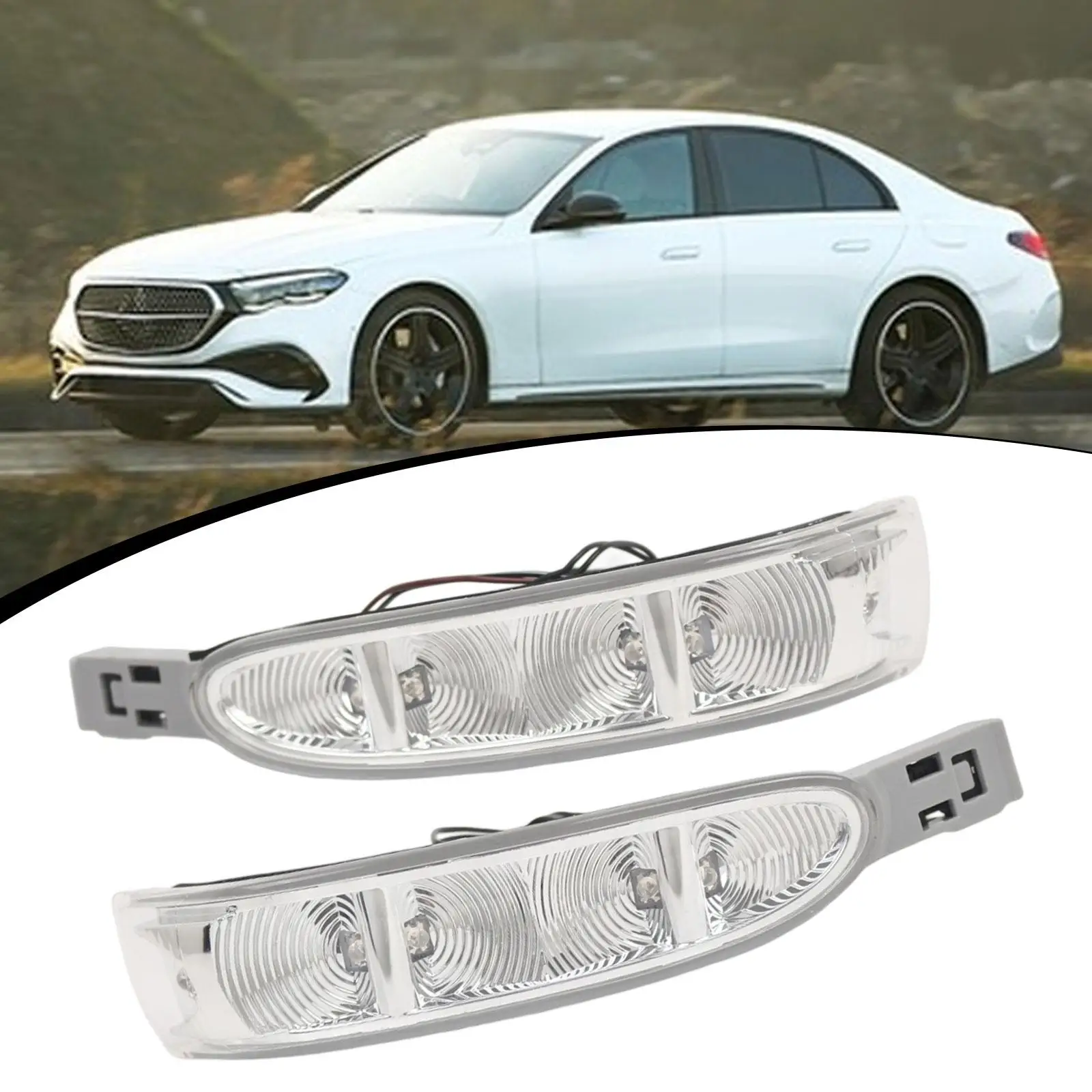 

Rearview Side Mirror Turn Signal Light Direct Replaces for Benz ml W164